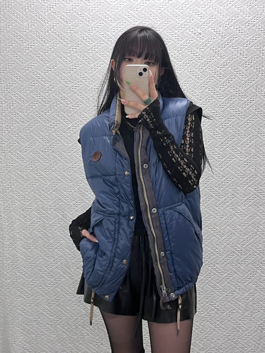 폴로 랄프로렌 쿠키와펜 립스탑 다운 패딩조끼 L C08985 상품이미지2