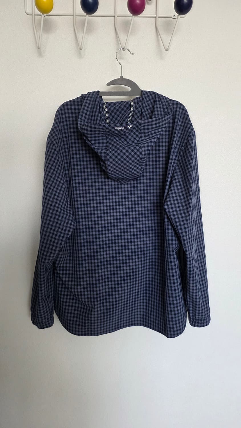 착용샷있음) 말본 아디다스 콜라보 체크 아노락 L 사이즈 상품이미지2