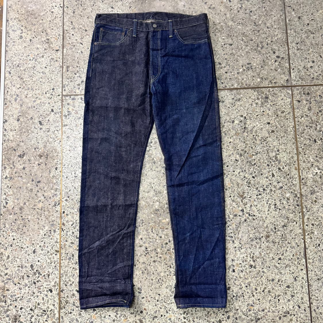 [38] Sugar Cane Aloha Denim 셀비지 투톤 팬츠 상품이미지1