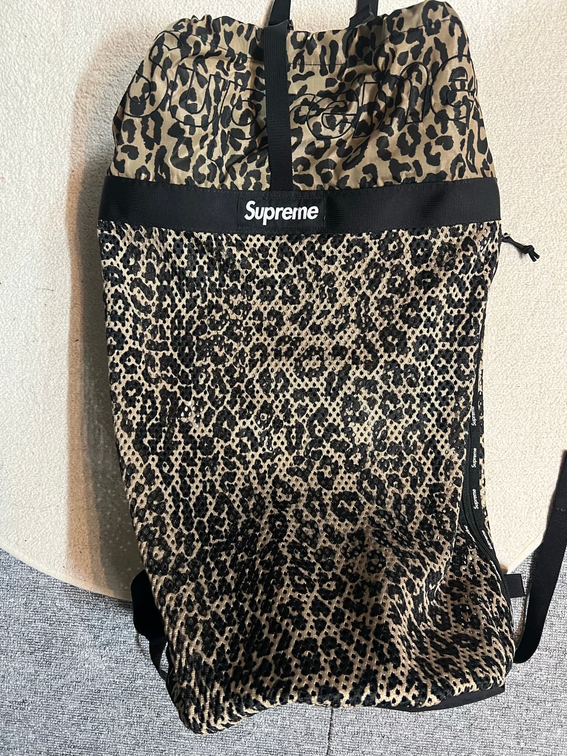 슈프림 메쉬 백팩 레오파드 23SS 상품이미지2
