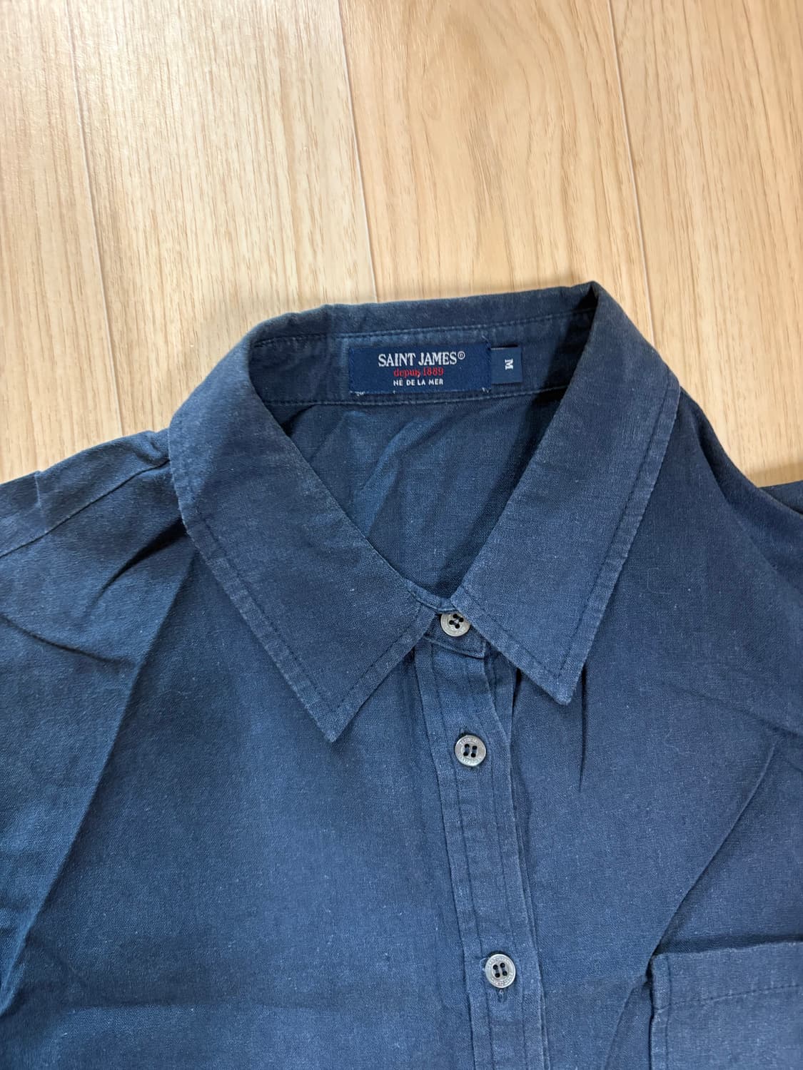 세인트제임스 린넨 반팔 셔츠원피스 상품이미지2