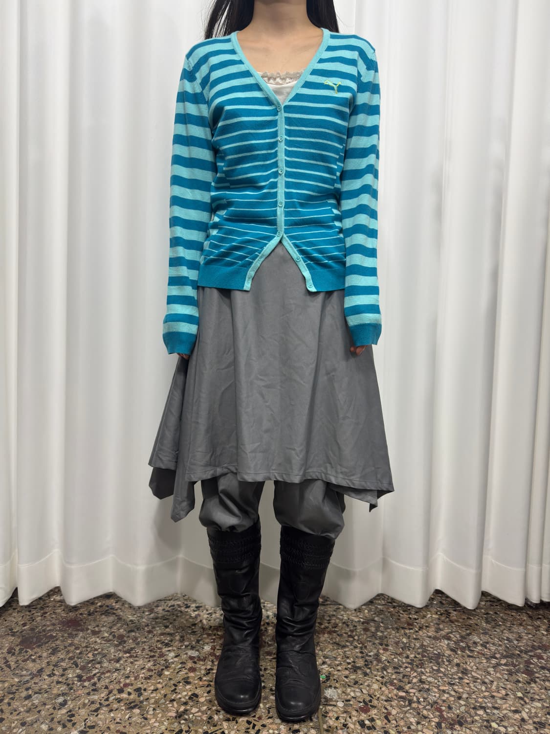 puma stripe cardigan 상품이미지3