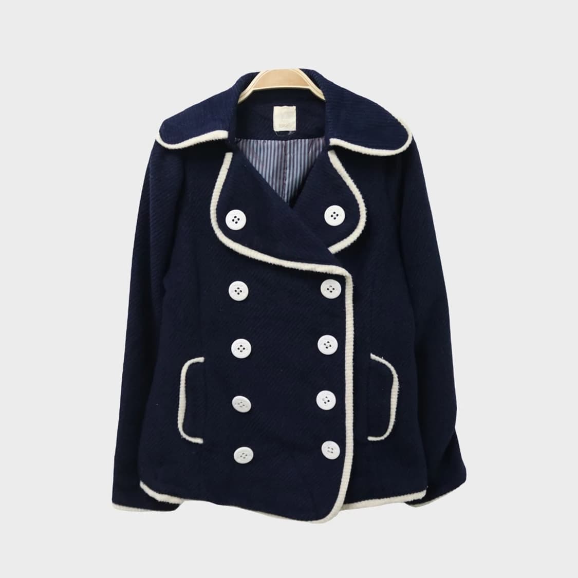 BLUE ROGUE 프레피룩 울 더블 자켓 61455 상품이미지1