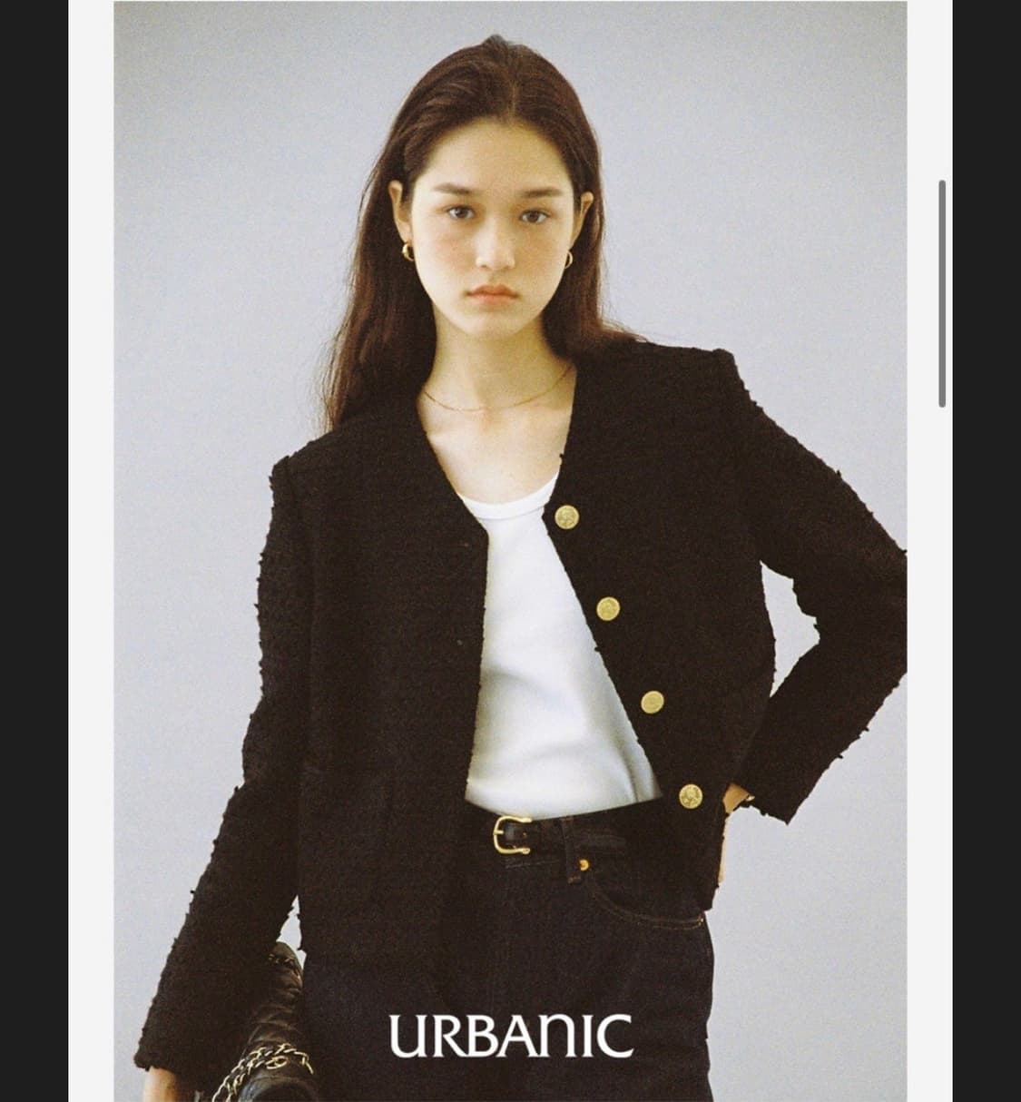 얼바닉30 캄파리 트위드 자켓 상품이미지2