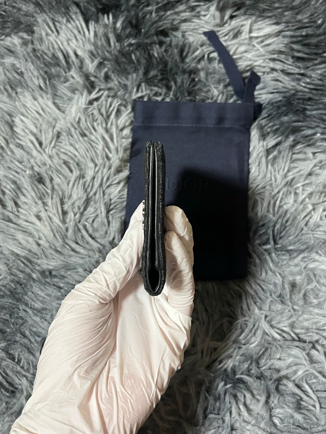 디올 오블리크 자카드 카드지갑 상품이미지8