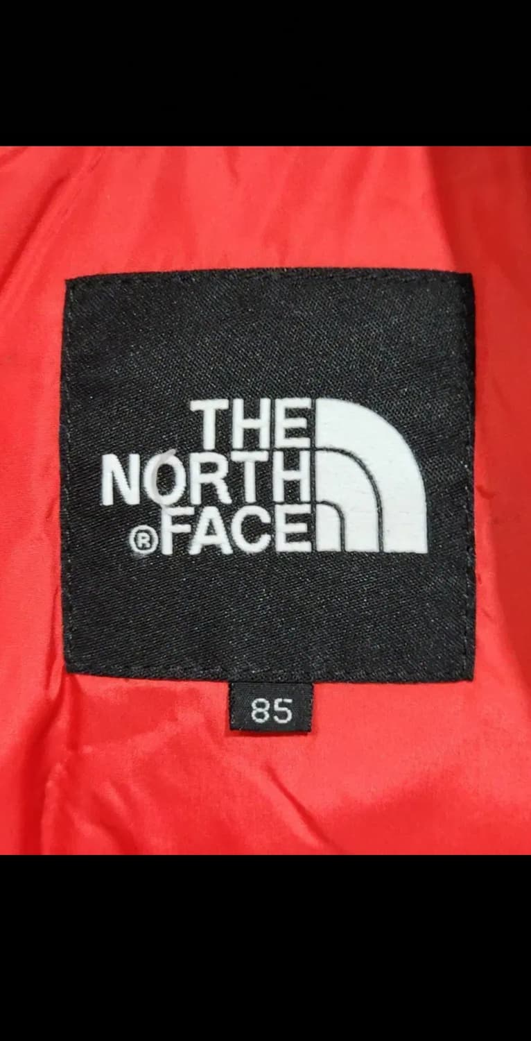 (M) 노스페이스 눕시 패딩조끼 빨강 거위털 700 구스다운 베스트  상품이미지3