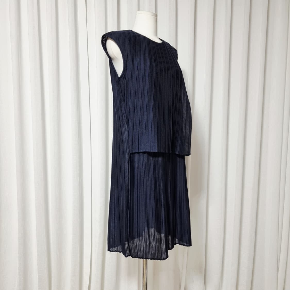 G.BOTTICELLI 보티첼리 플리츠 드레스 원피스 (5566) 상태굿 상품이미지4