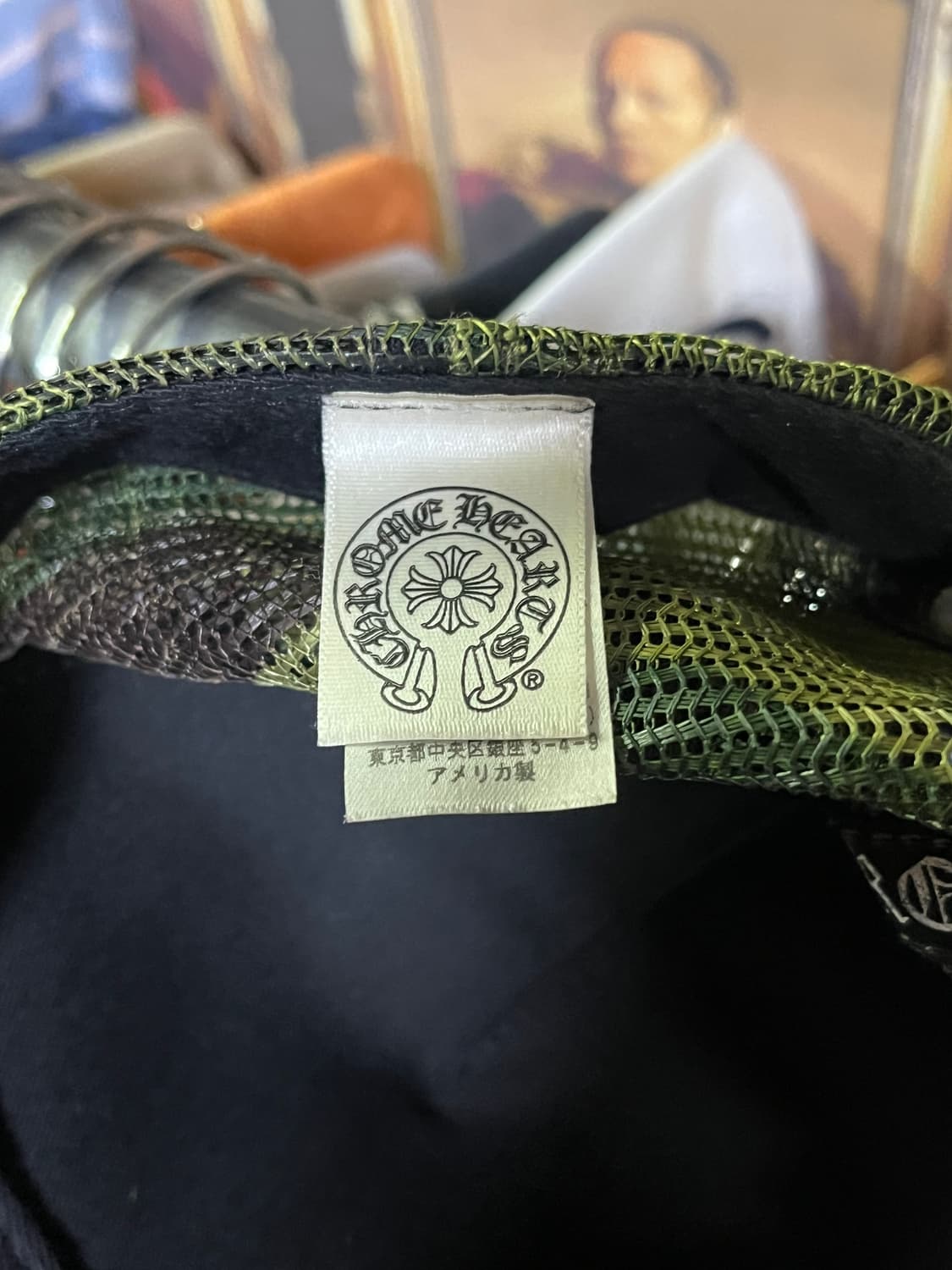 00~10s Chrome Hearts 크롬하츠 ch로고 카모 메쉬캡 상품이미지5