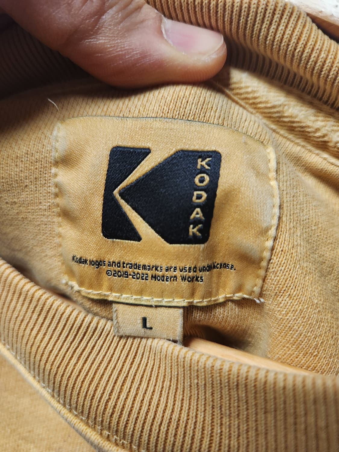 코닥 맨투맨 L 상품이미지3