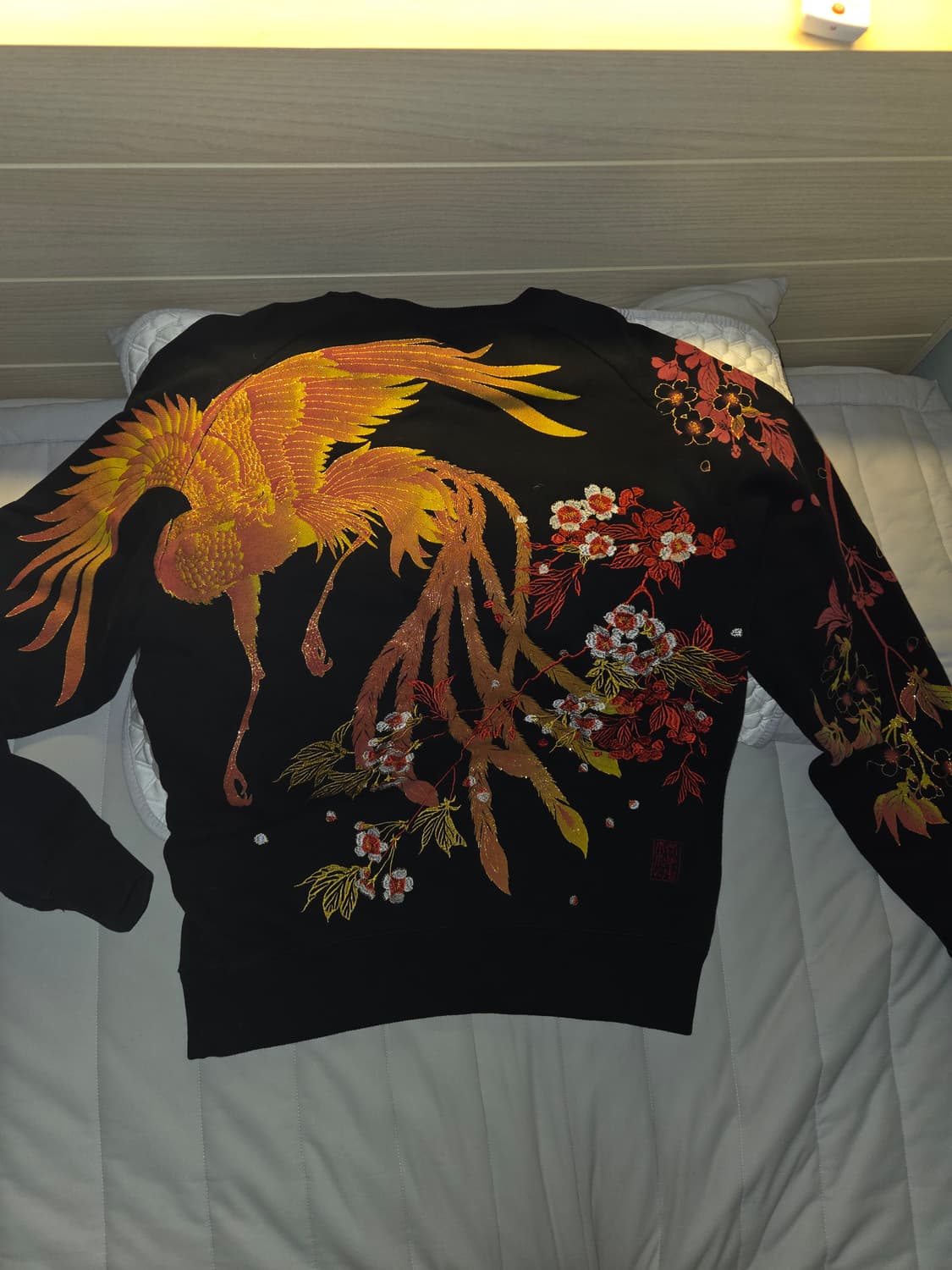 카라쿠리 타마시 봉황 오버핏 맨투맨 상품이미지2