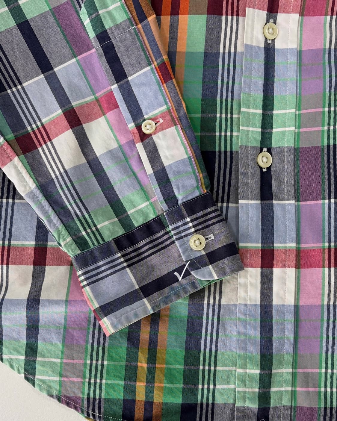 [M-L]폴로 랄프로렌 포플린 클래식핏 체크 셔츠 상품이미지10