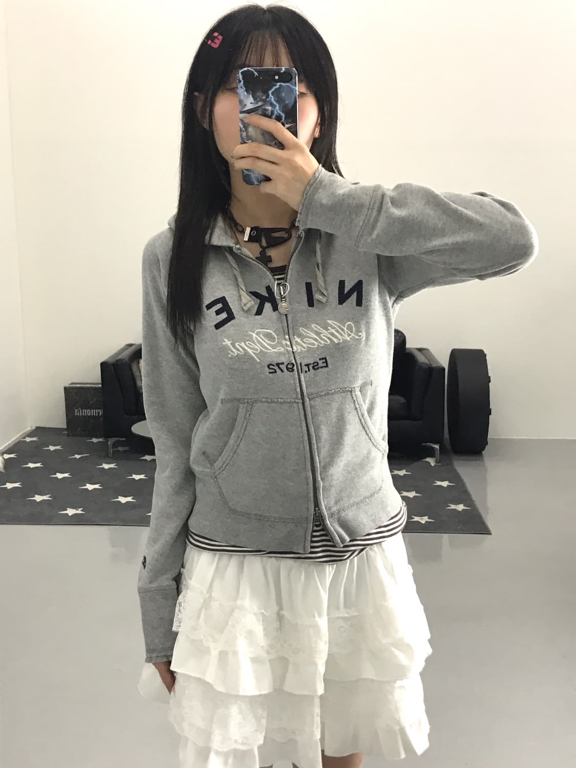 Nike Graphic Zip Up Hoodies 상품이미지1