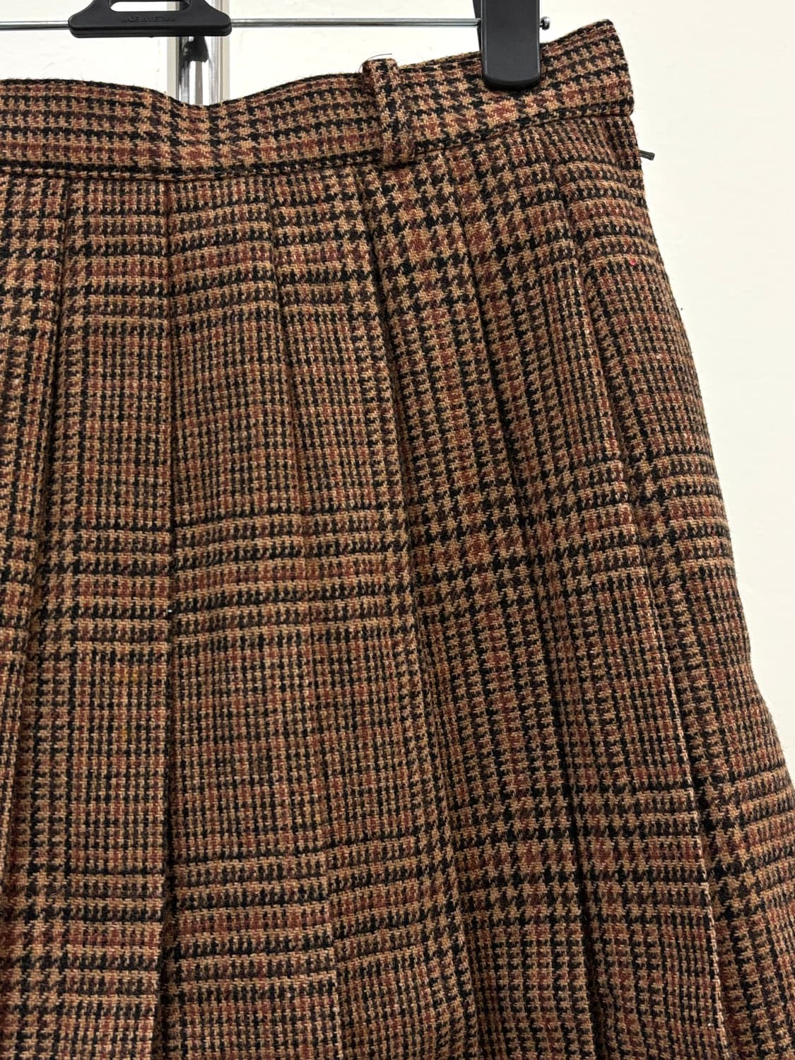 빈티지 브라운 플리츠 울 스커트 상품이미지2
