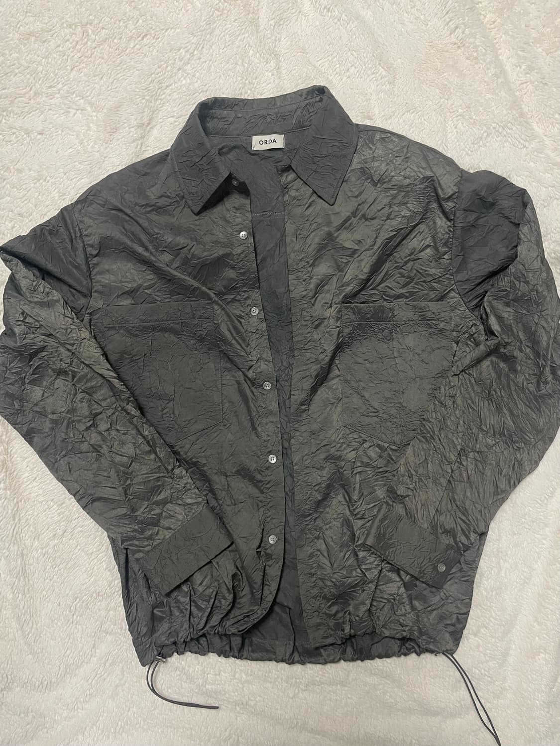 빅 포켓 주름 셔츠 상품이미지1