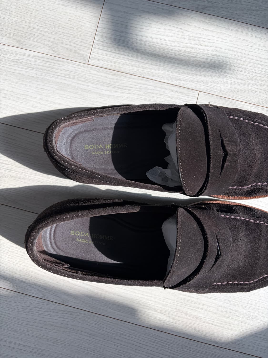 소다옴므 스웨이드 로퍼 265mm 상품이미지2