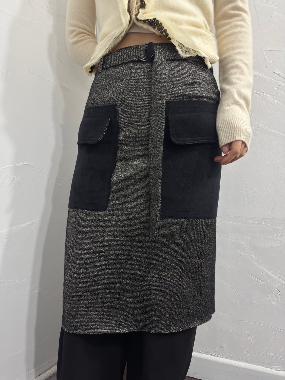 design pokcet midi skirt 상품이미지3