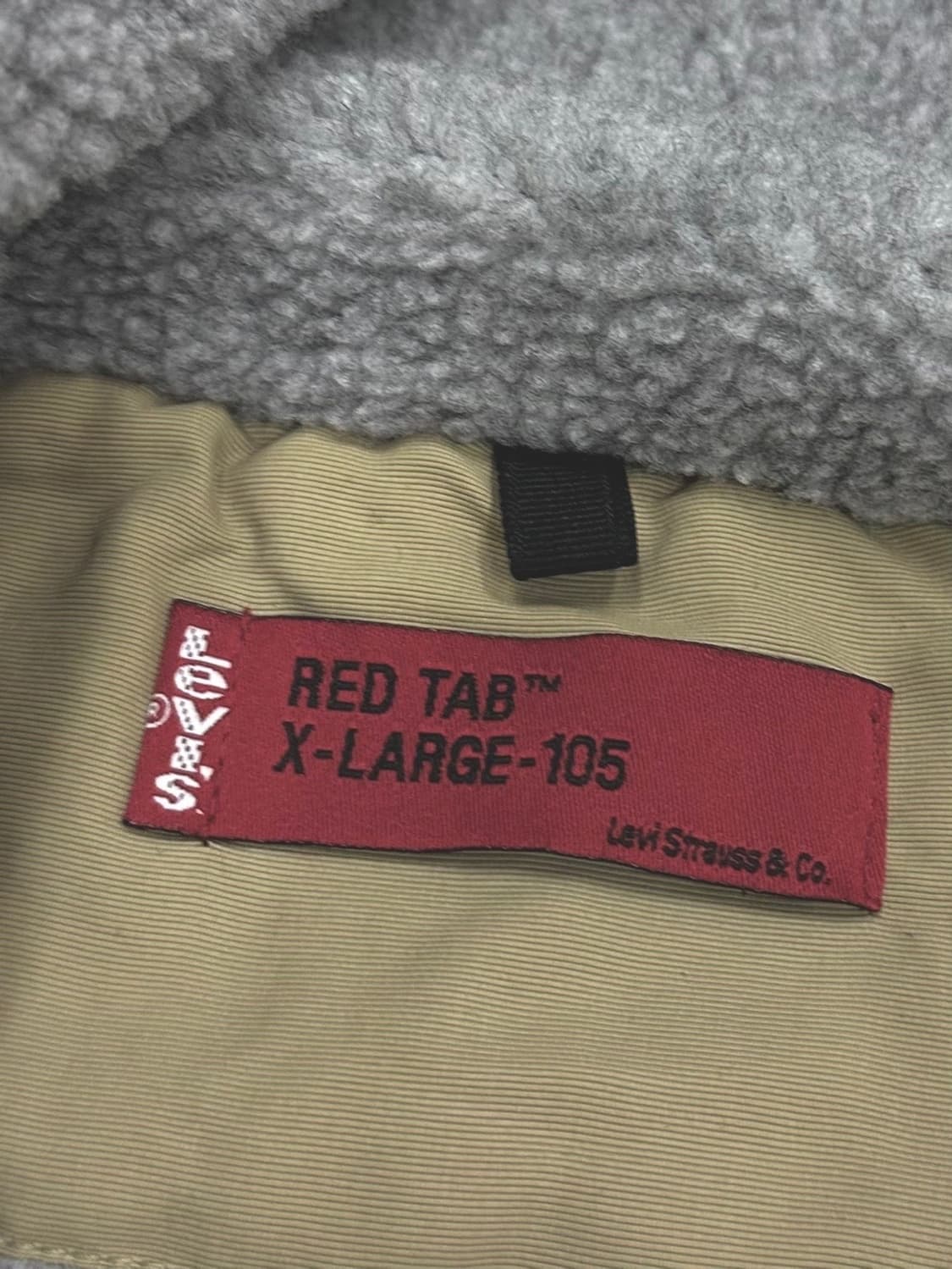 00s 리바이스 레드탭 기모 야상 카키 (XL)  상품이미지8