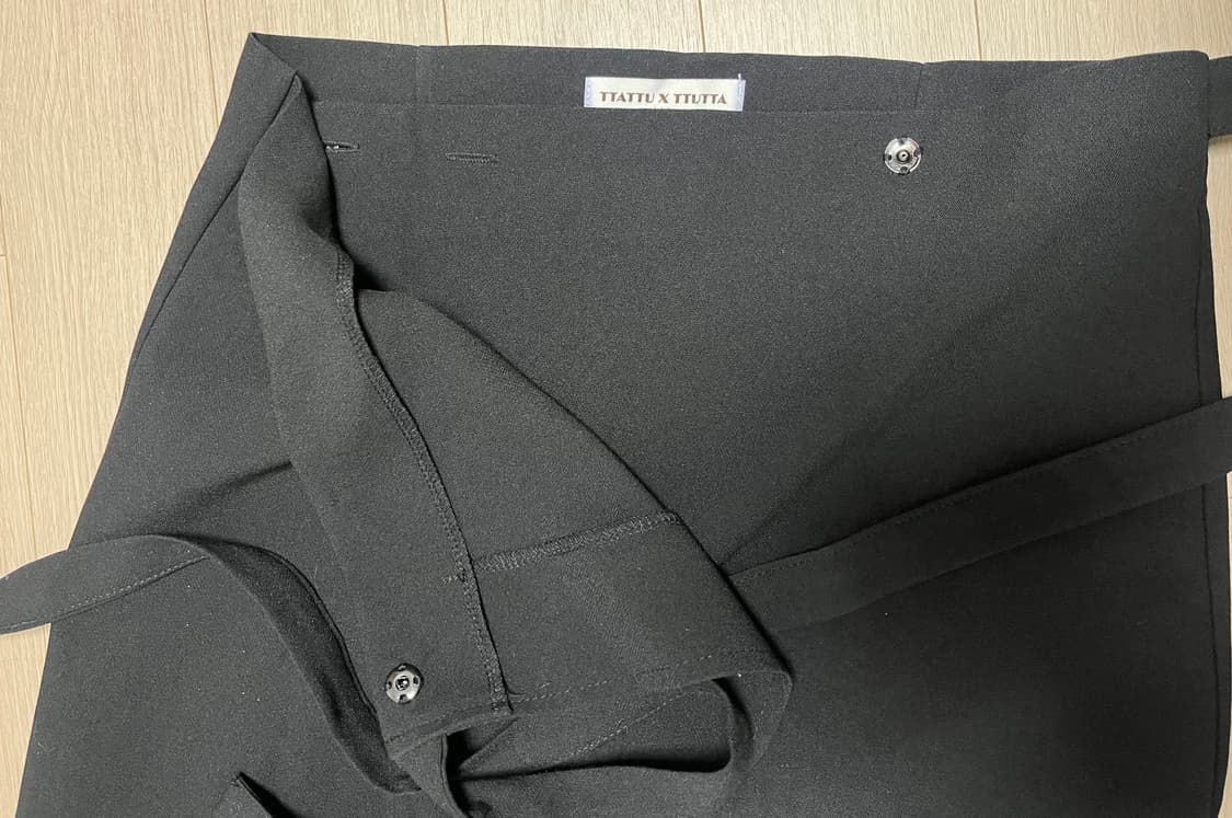 플리츠 랩 스커트 상품이미지3