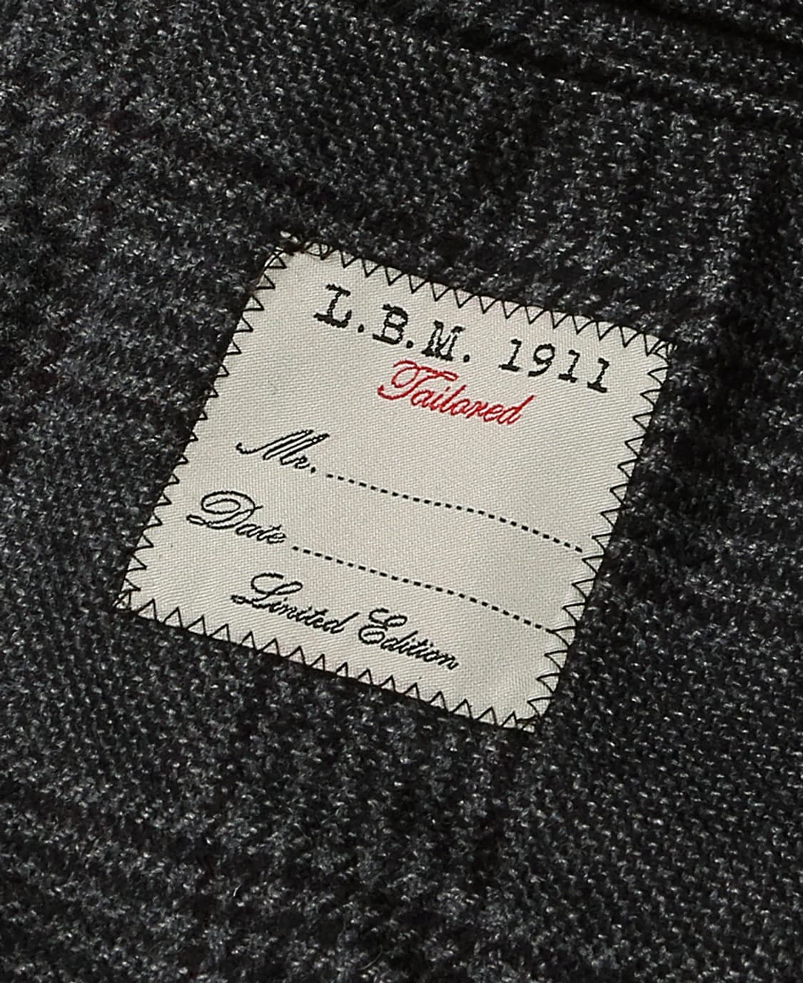 루비암 1911 [L.B.M 1911] 만토바 이태리 체크 테일러드 자켓 상품이미지5