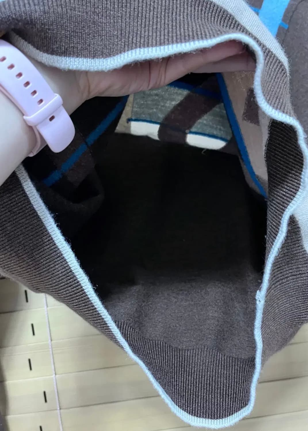 닥스 남성 반넥반집업니트 100사이즈 상품이미지5