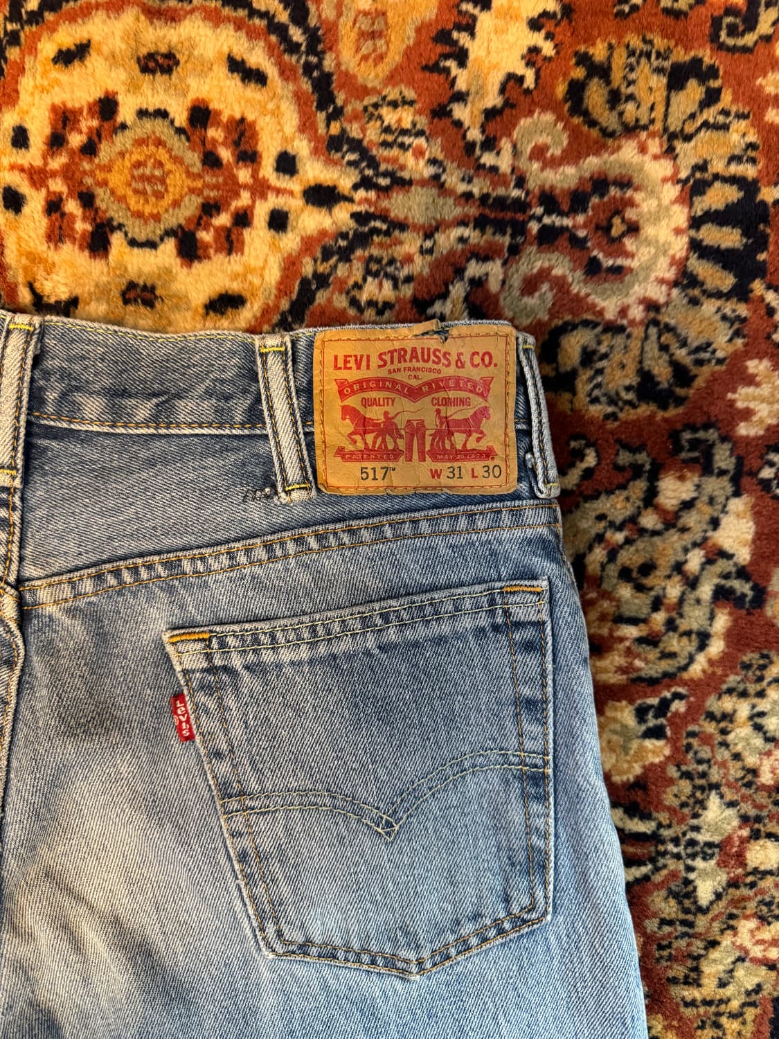 빈티지 리바이스 부츠컷 데님 517 "31" (436) 상품이미지3