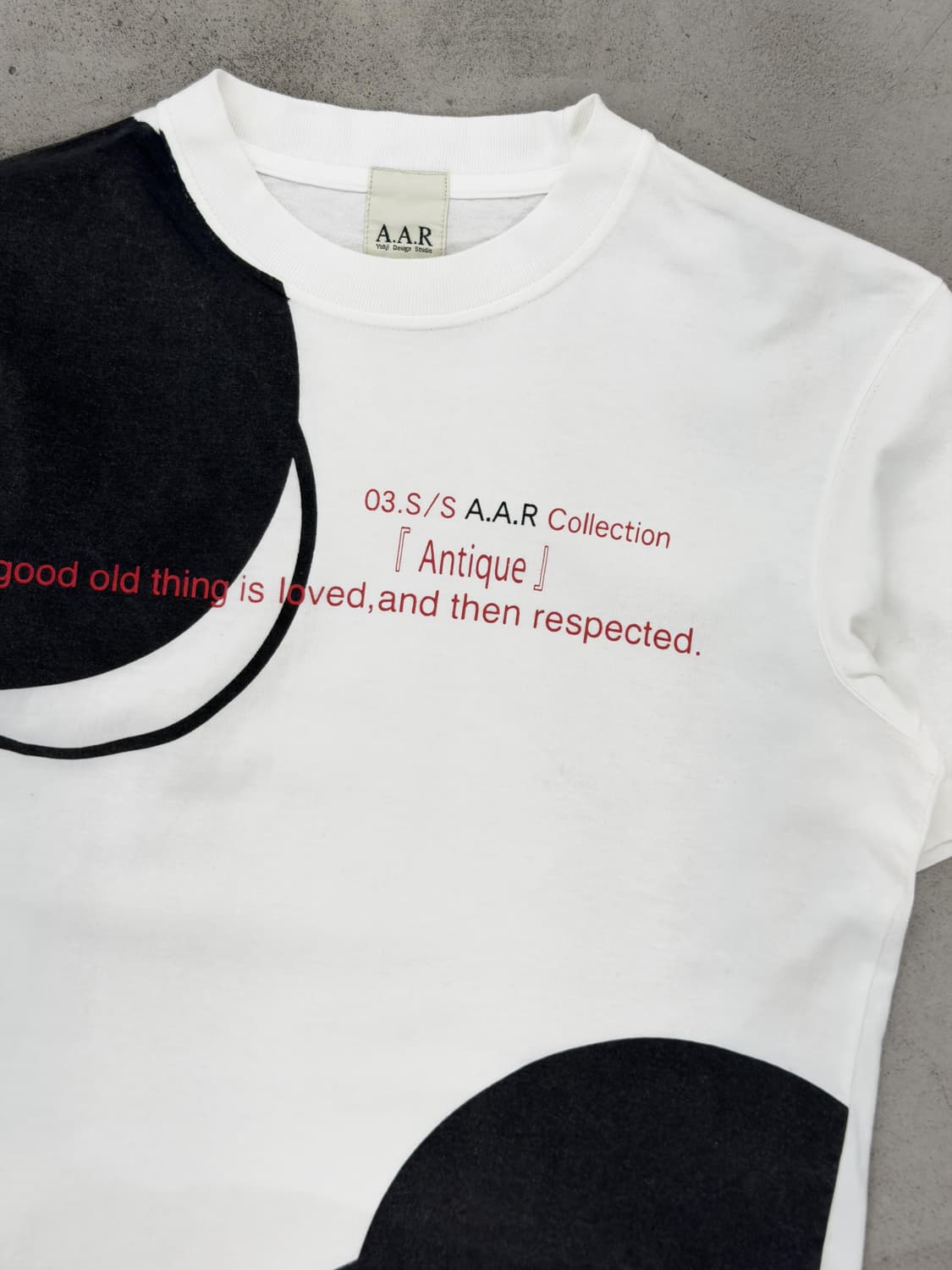 요지야마모토 AAR 티셔츠 상품이미지2