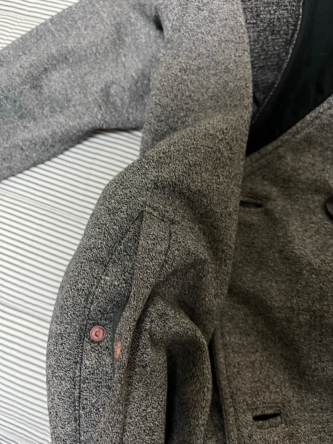 마하리시 더블 버튼 자켓 차콜 S 상품이미지8