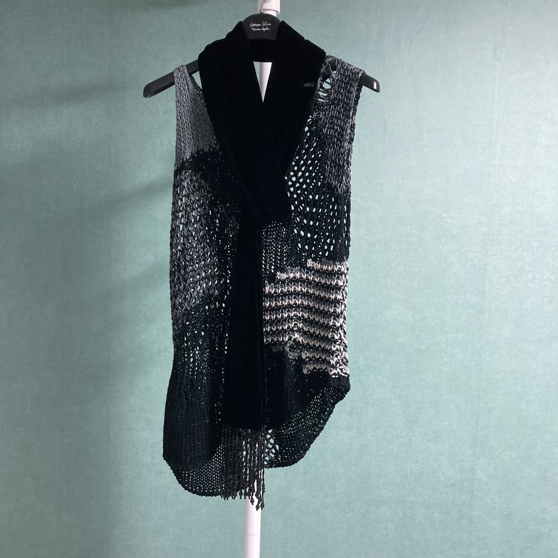 넘버나인 아크릴 프린지 베로아 롱 머플러 상품이미지7