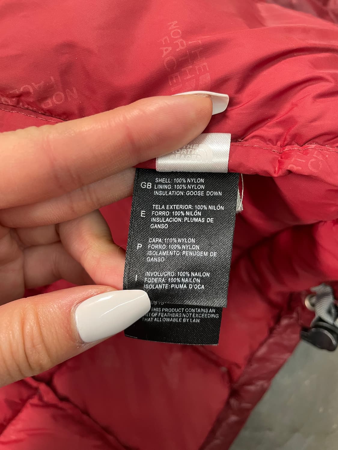 노스페이스 센터로고 써밋 패딩 상품이미지8