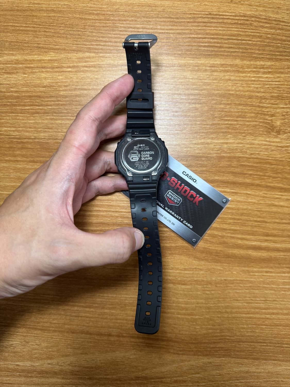 지샥 지얄오크 GA-2100 풀박스 / 정품보증서 O / 올블랙 색상 상품이미지3