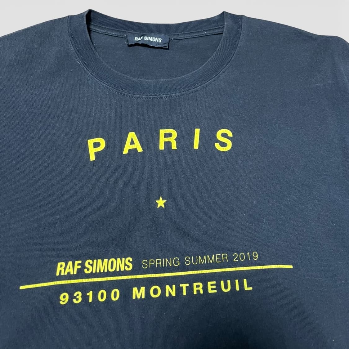 19ss 라프시몬스 파리투어 티셔츠 상품이미지3