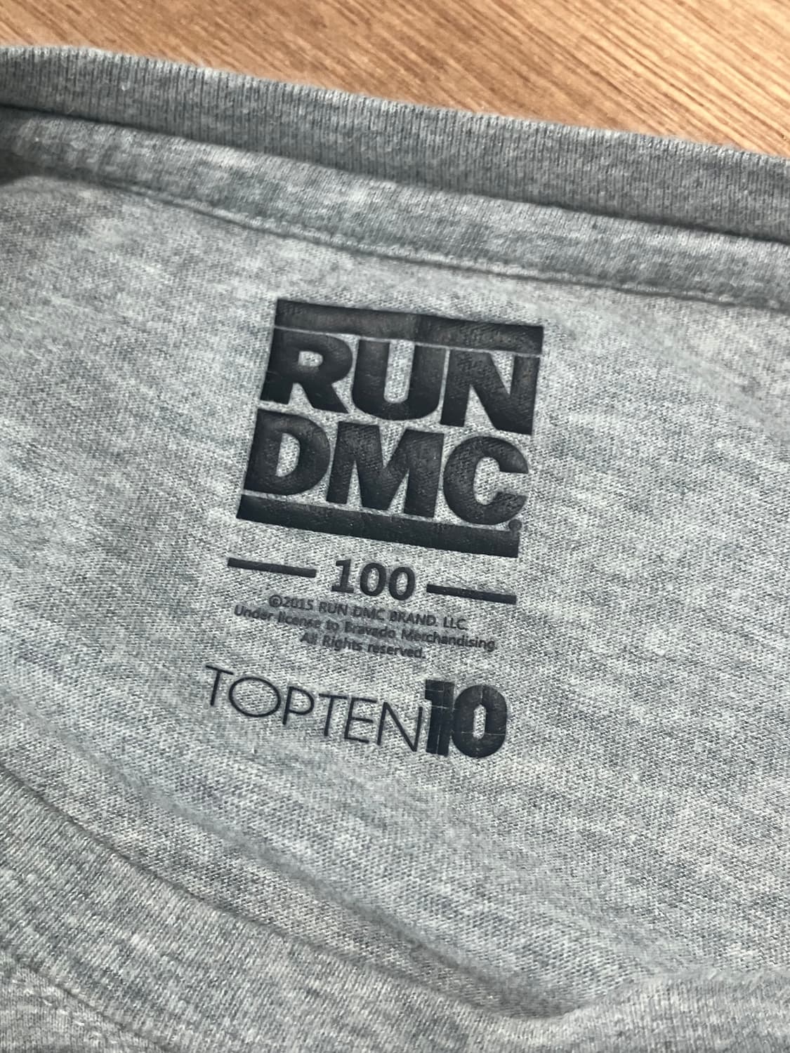 Run-DMC  USA 플래그 그래픽 반팔 티 상품이미지4