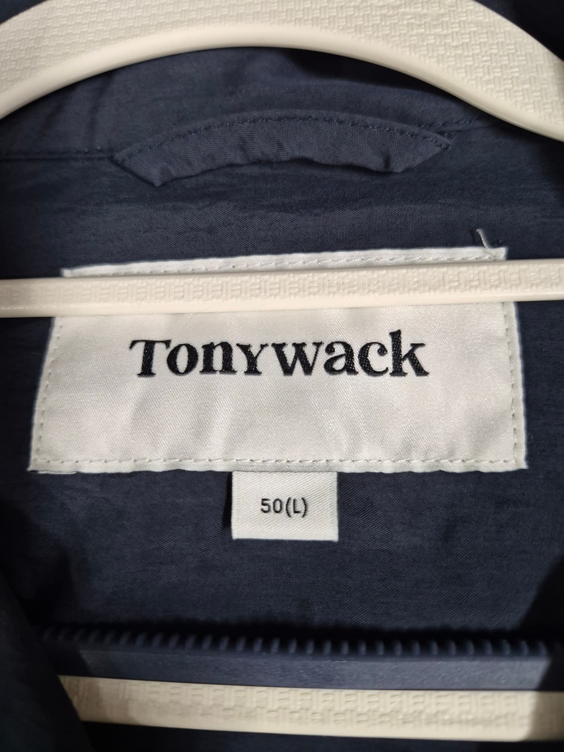 Tonywack 토니웩 긴팔 셔츠 오버핏 네이비 남성L 상품이미지3