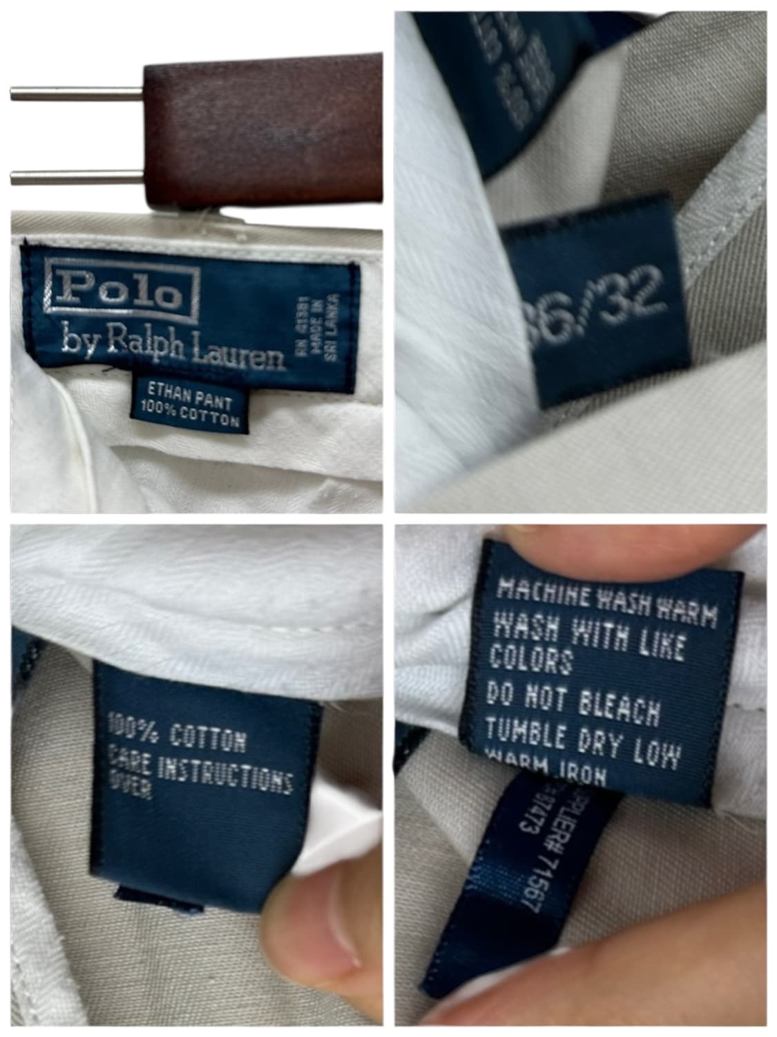 00s 폴로 치노팬츠 아이보리 (36) 상품이미지7