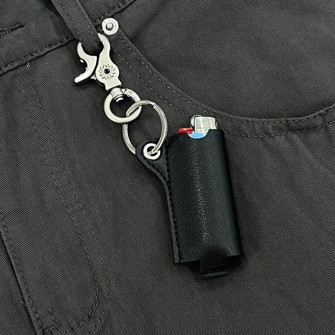 🔥🔑레더 라이터 케이스 키링  상품이미지1