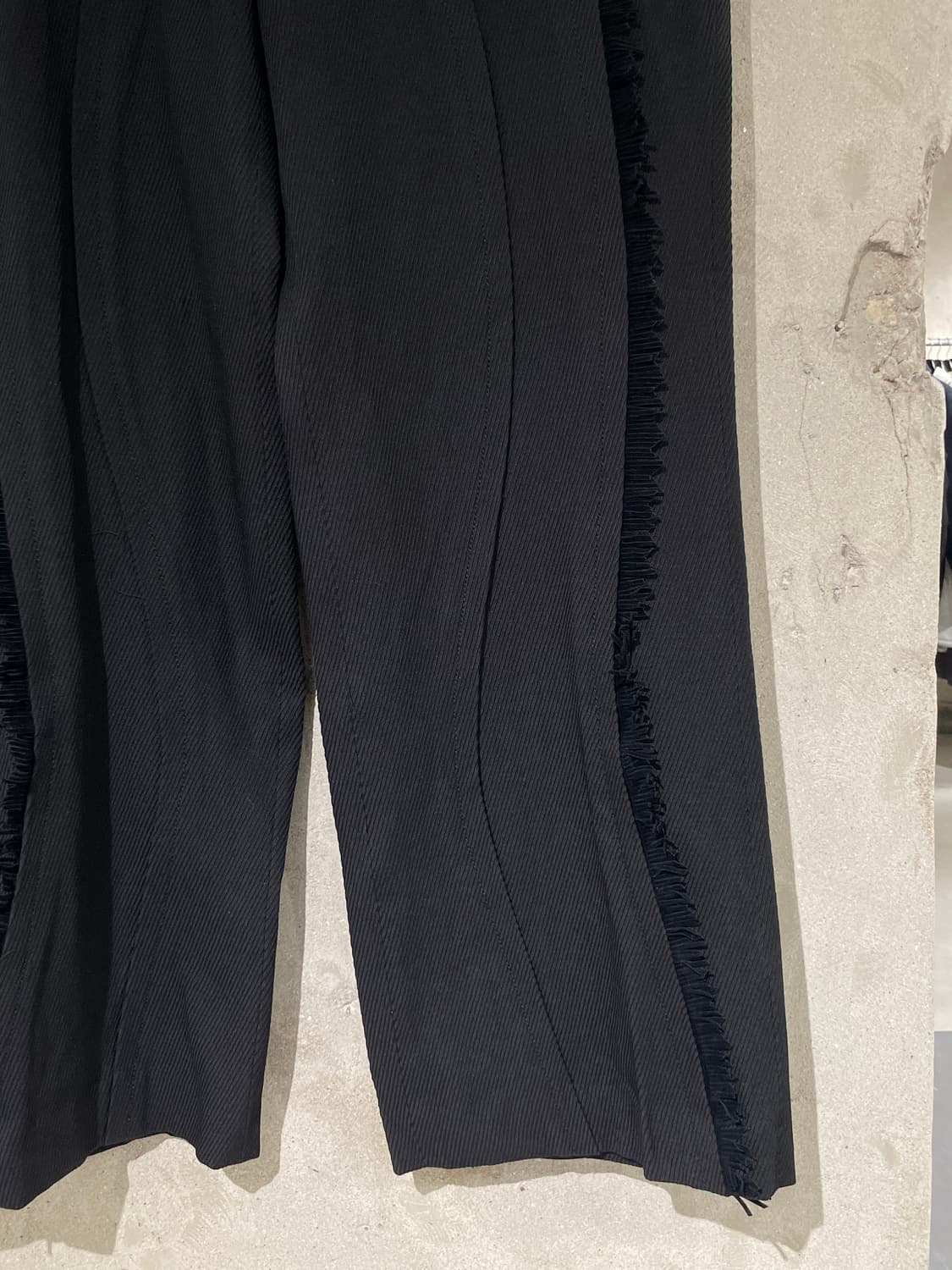 앤더슨벨 블랙 햄튼 울 트라우저 상품이미지5