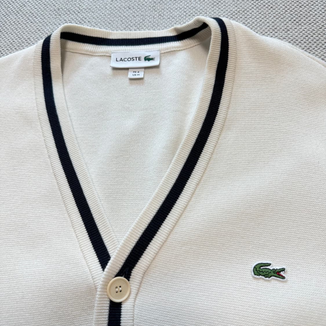 라코스테 브이넥 가디건 상품이미지2