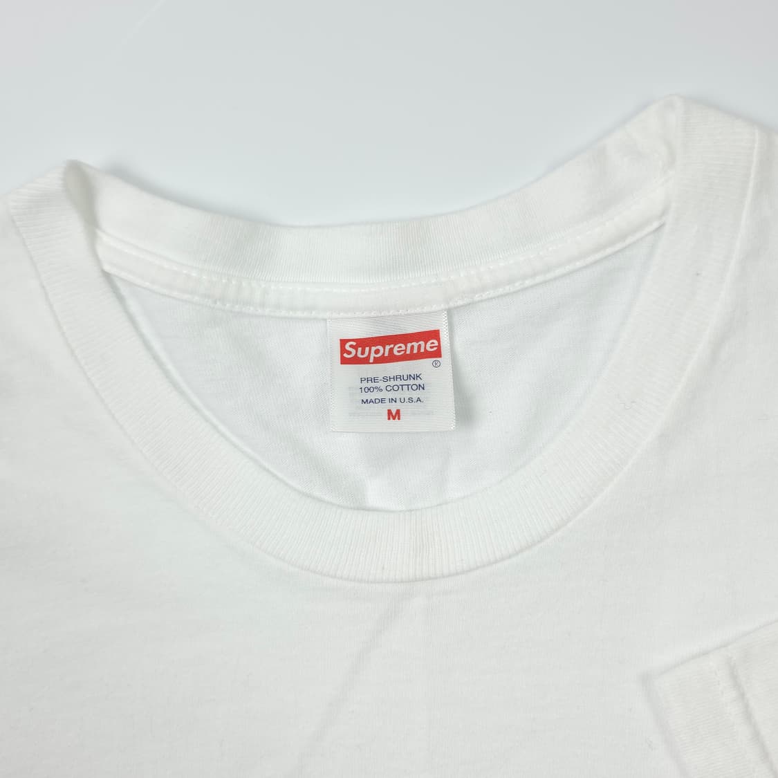 슈프림 스켈레톤 코튼 티셔츠 화이트 (M) 상품이미지4