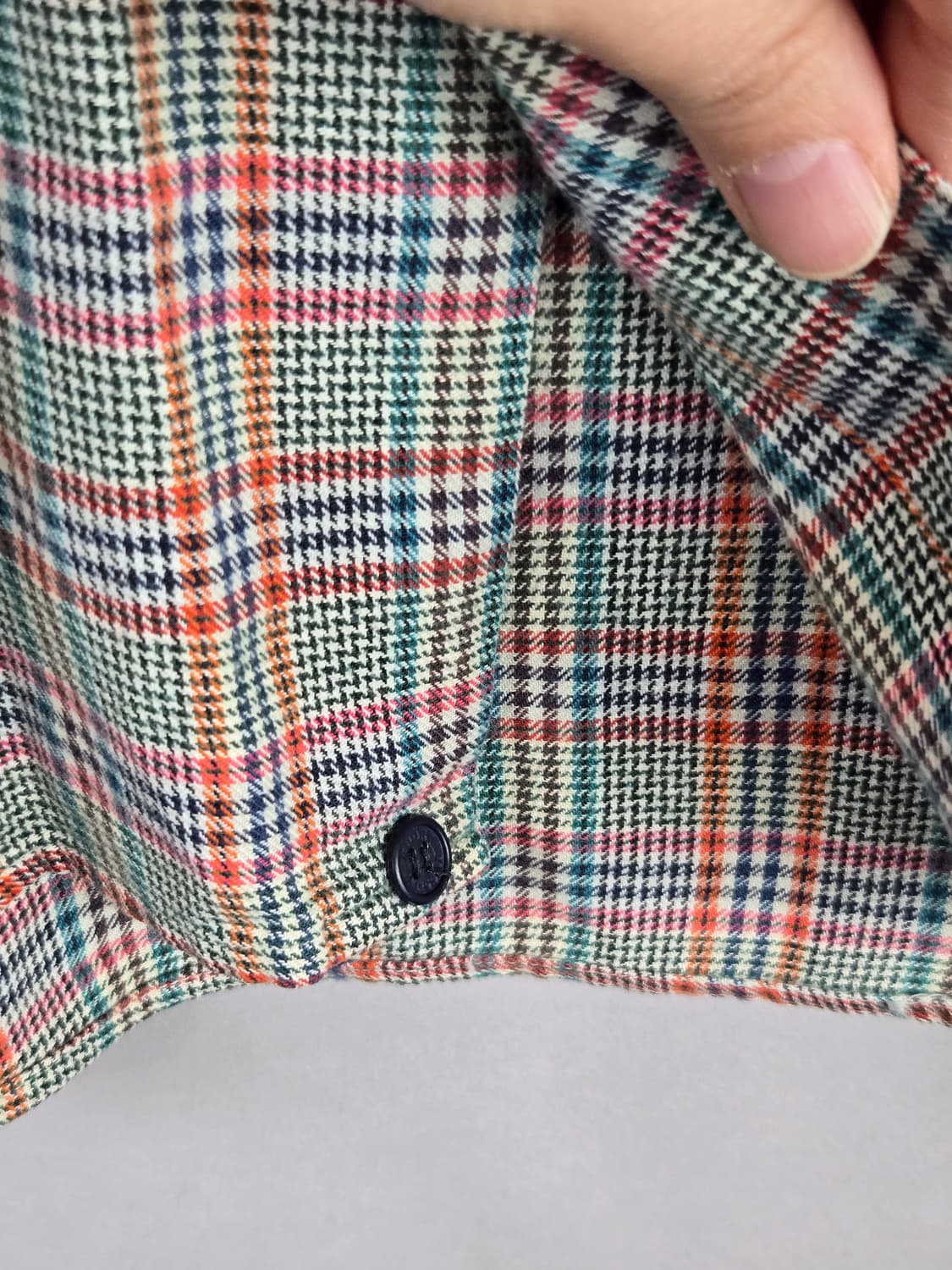 [무료배송]MISSONI 미쏘니 스포츠 S 남성 빈티지 긴팔 체크 셔츠 상품이미지7