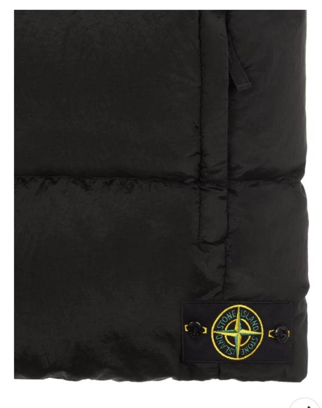 스톤 아일랜드 나일론 메탈 에코닐 다운 베스트 블랙 상품이미지4