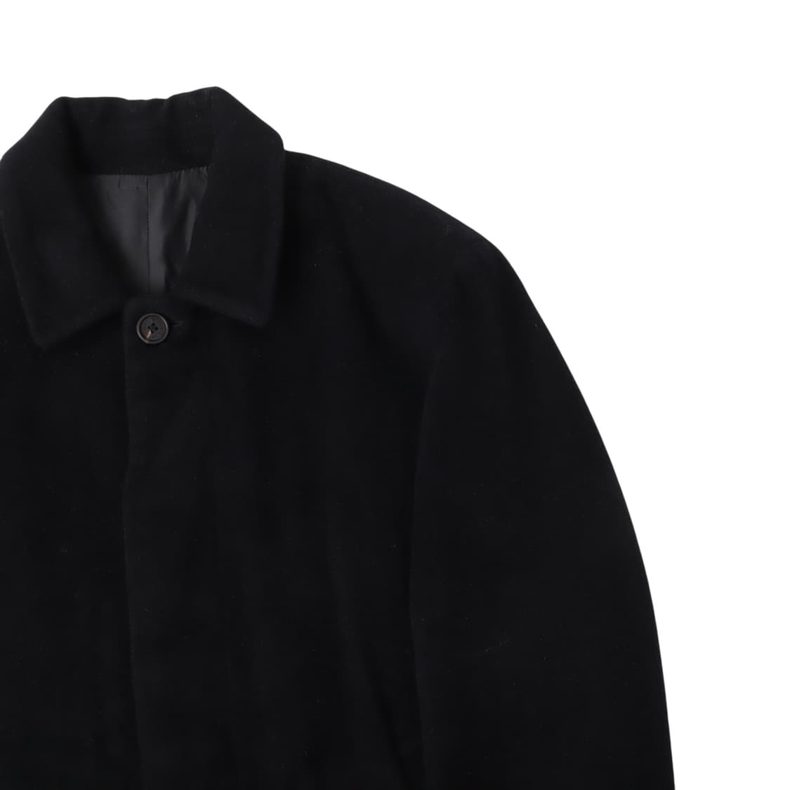 입생로랑 ysl 로고 울 하프 코트 상품이미지2