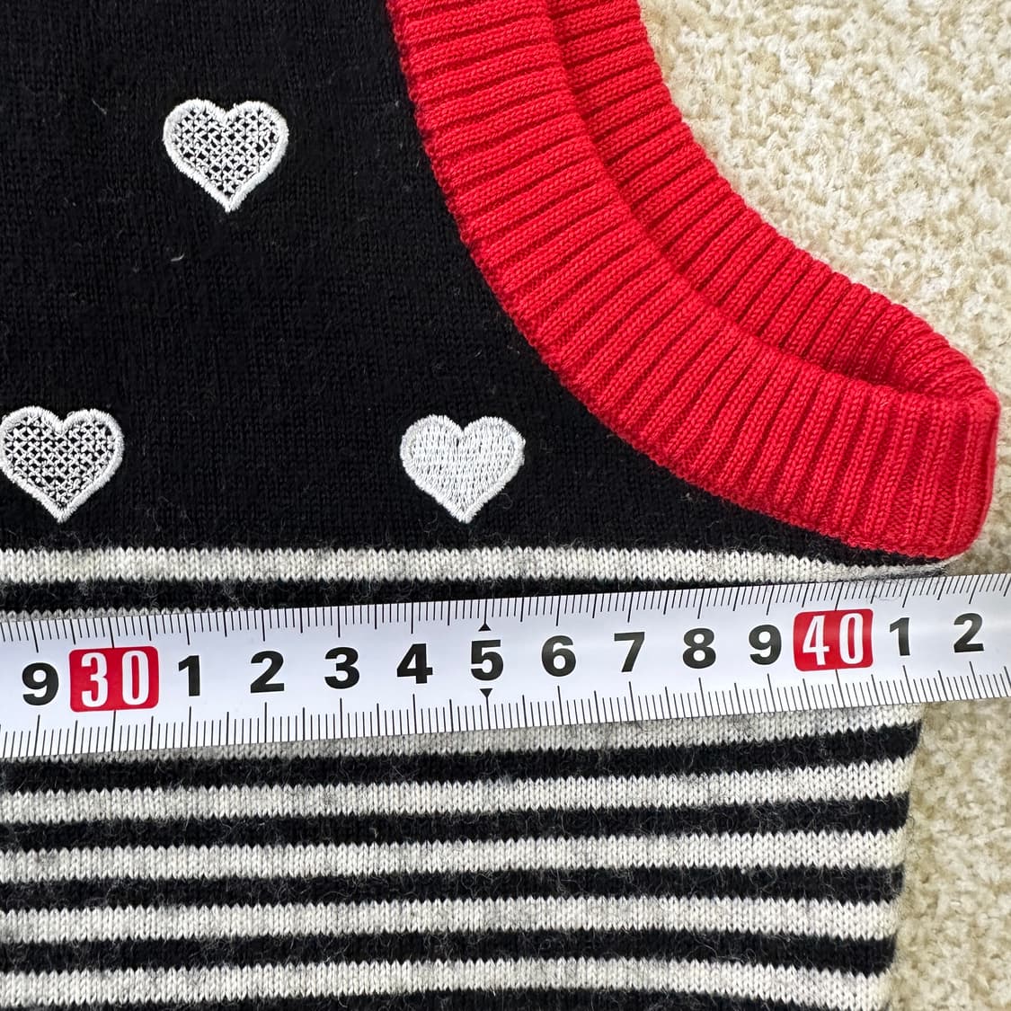 95 휠라 골프 스트라이프 니트조끼 0324D 상품이미지4