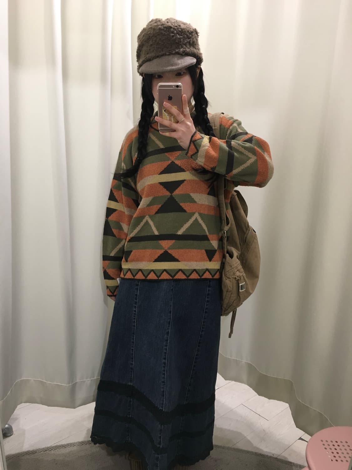 히피 패턴 니트 상품이미지4