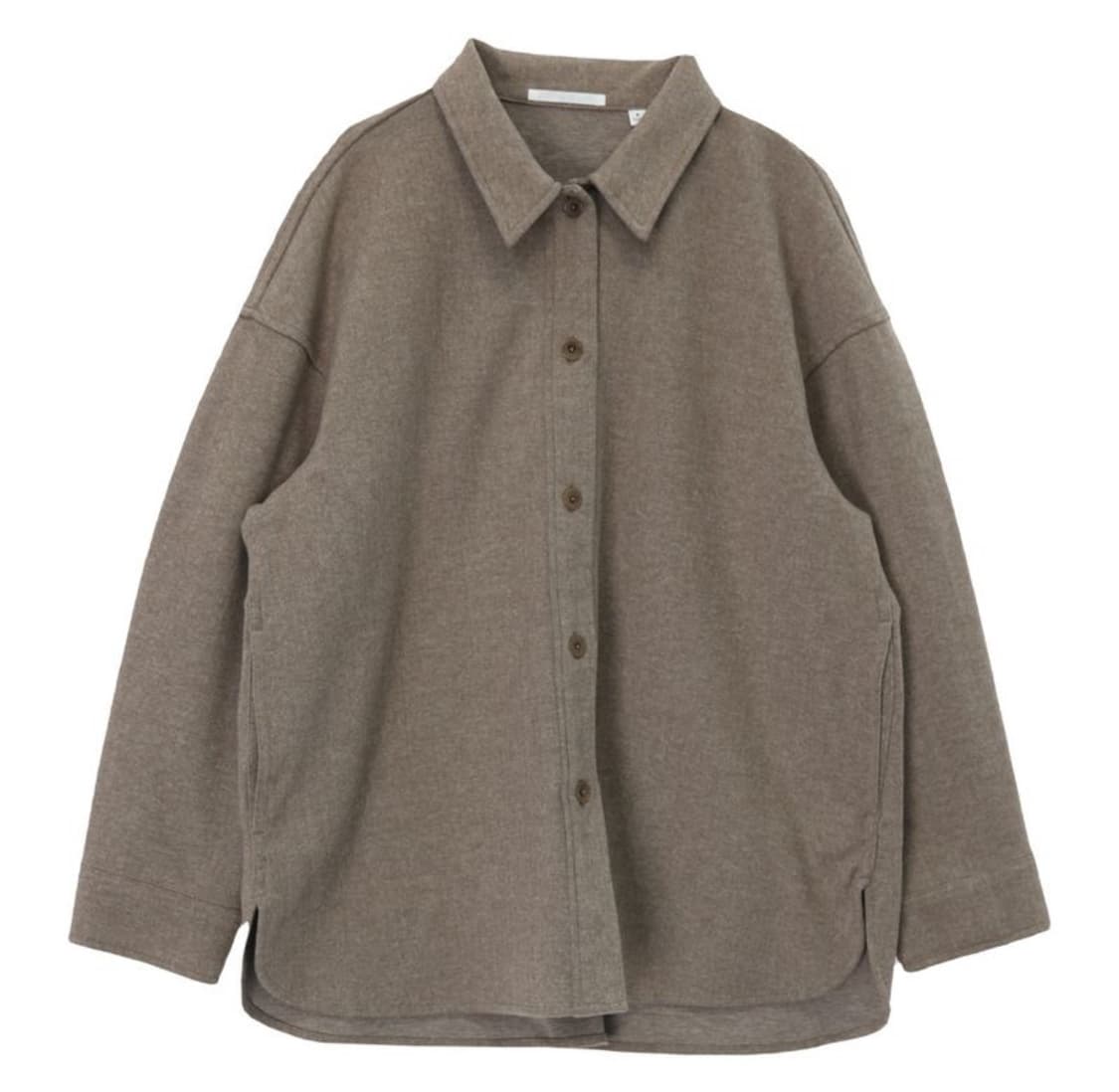 UNIQLO 유니클로 코튼 혼방 모직 셔츠 M 상품이미지1