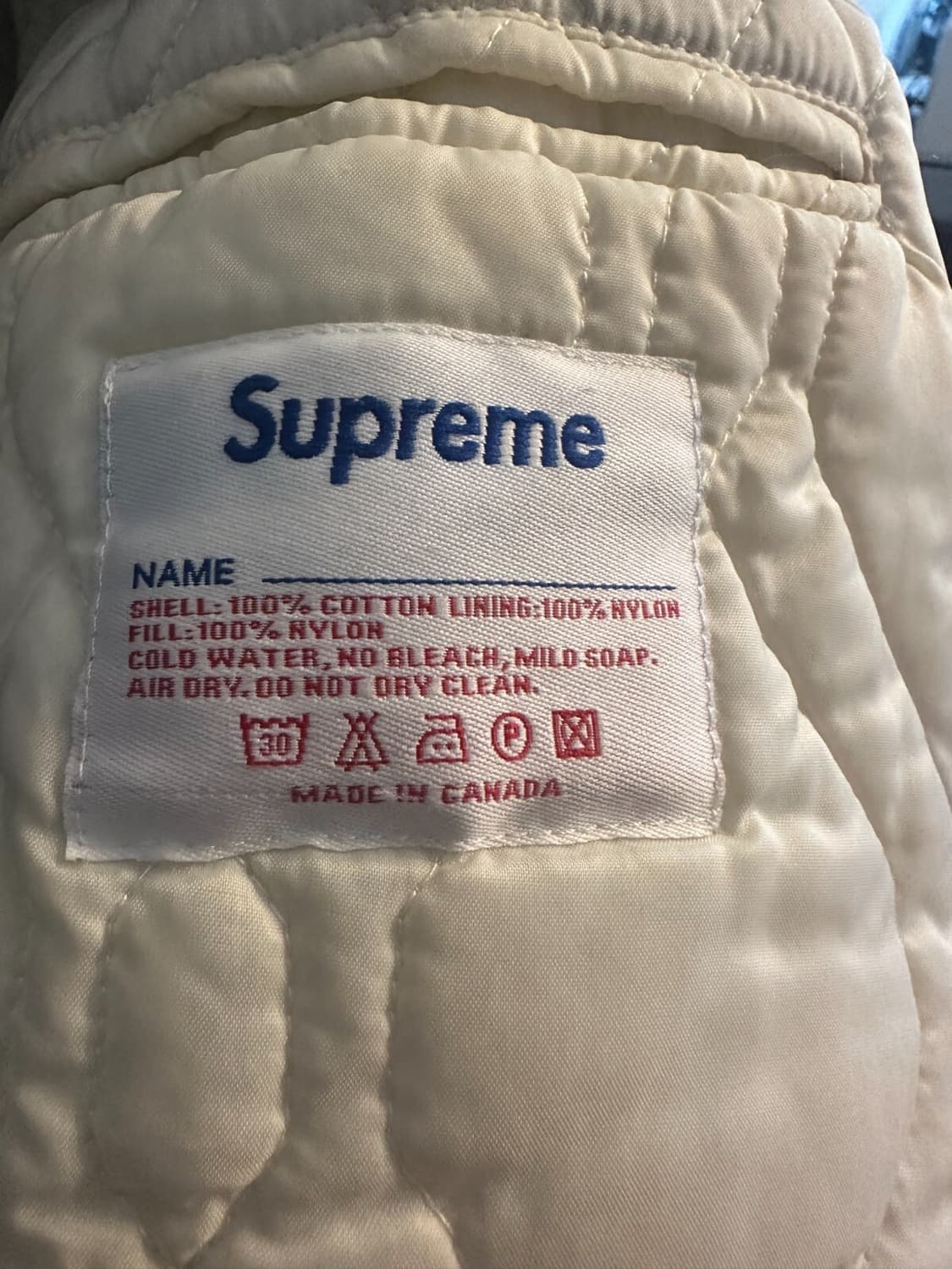 슈프림 올드 잉글리쉬 코듀로이 바시티 자켓 상품이미지3