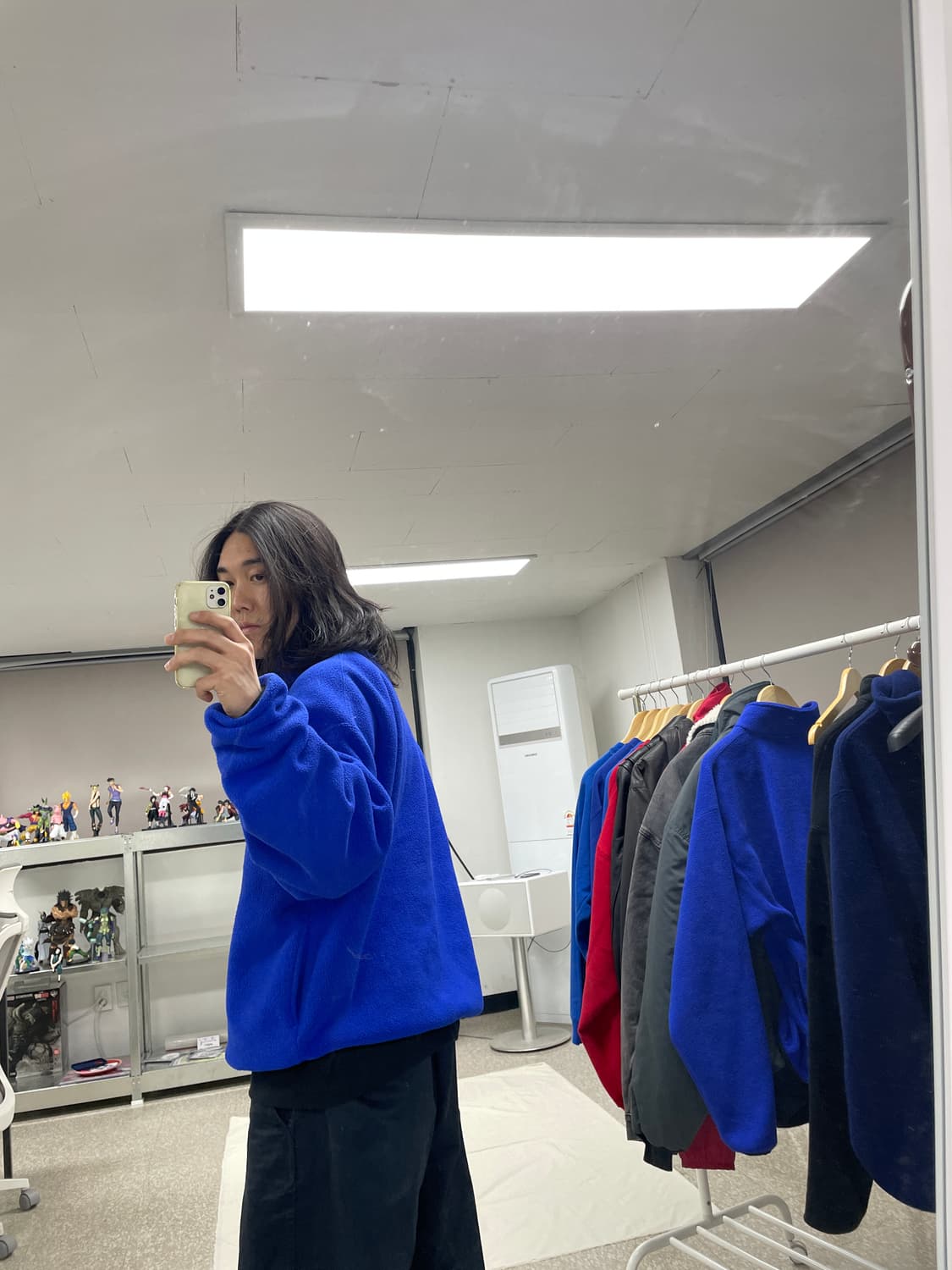 [XL]90s Russell러셀made USA 후리스 풀오버 플리스신칠라 상품이미지8