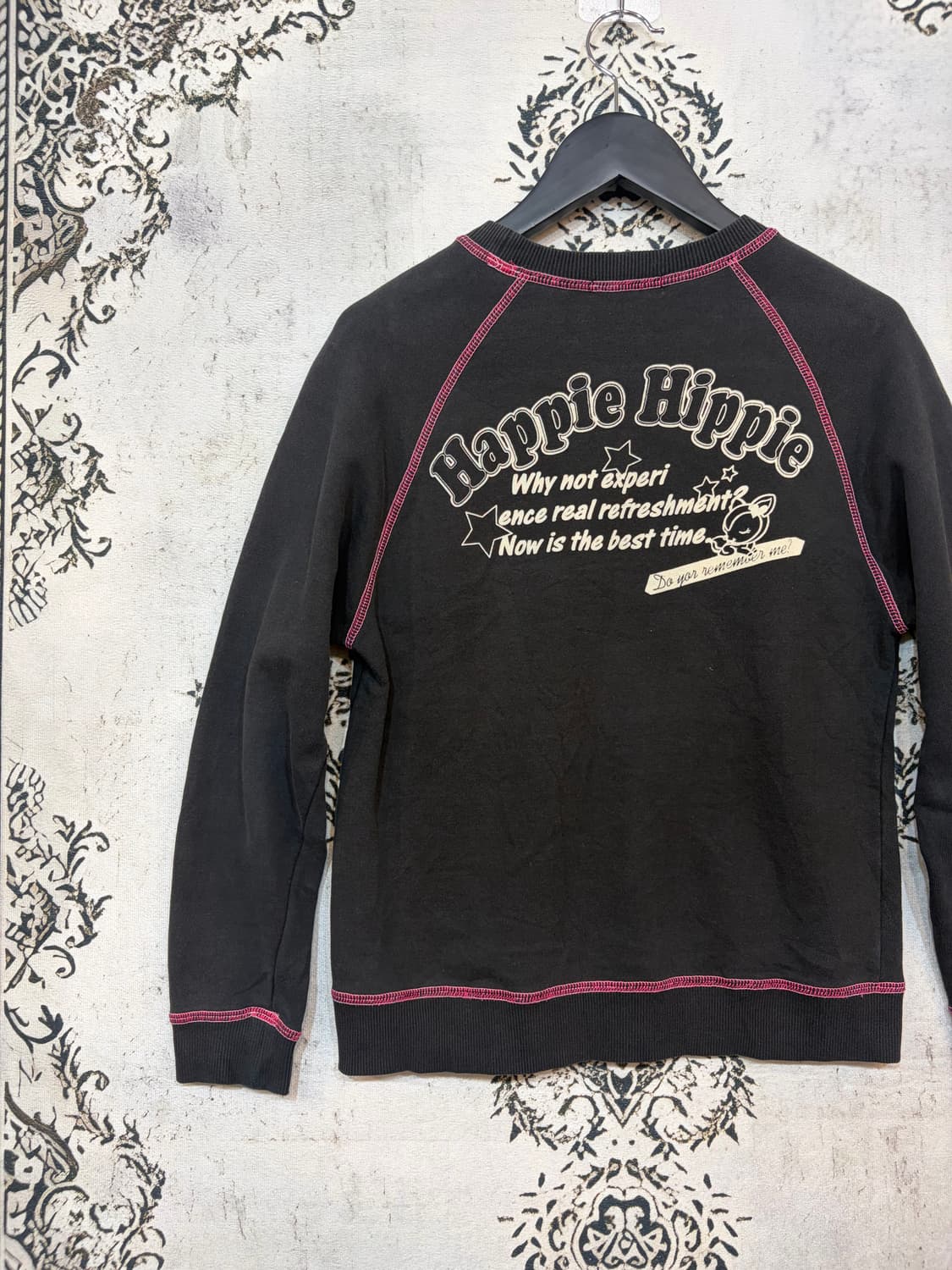 일본빈티지 happie hippie 키치 맨투맨 상품이미지8