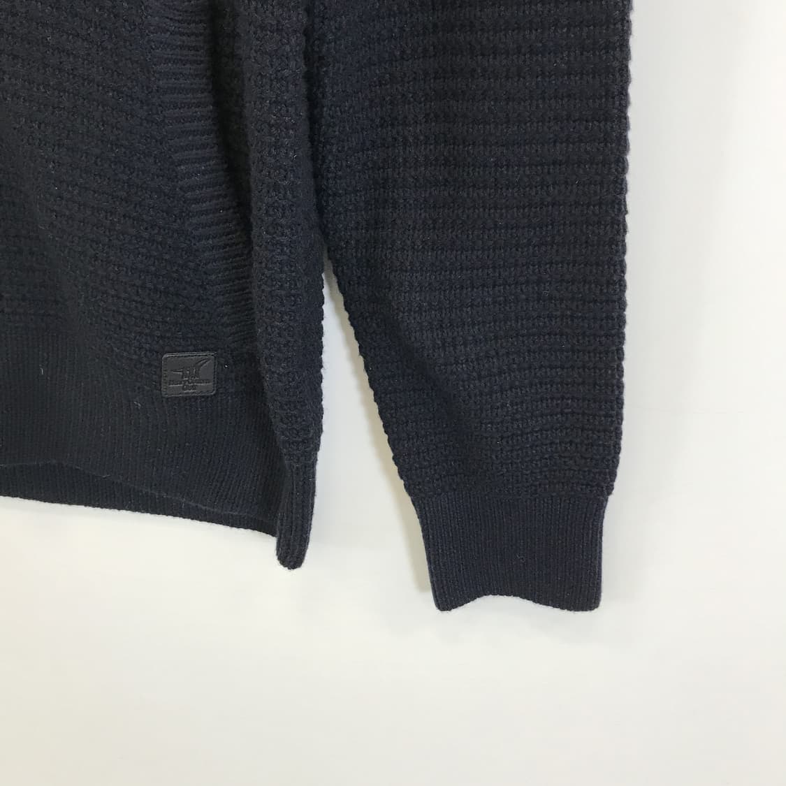 헨리코튼 와플 니트집업 네이비 [105] 상품이미지2