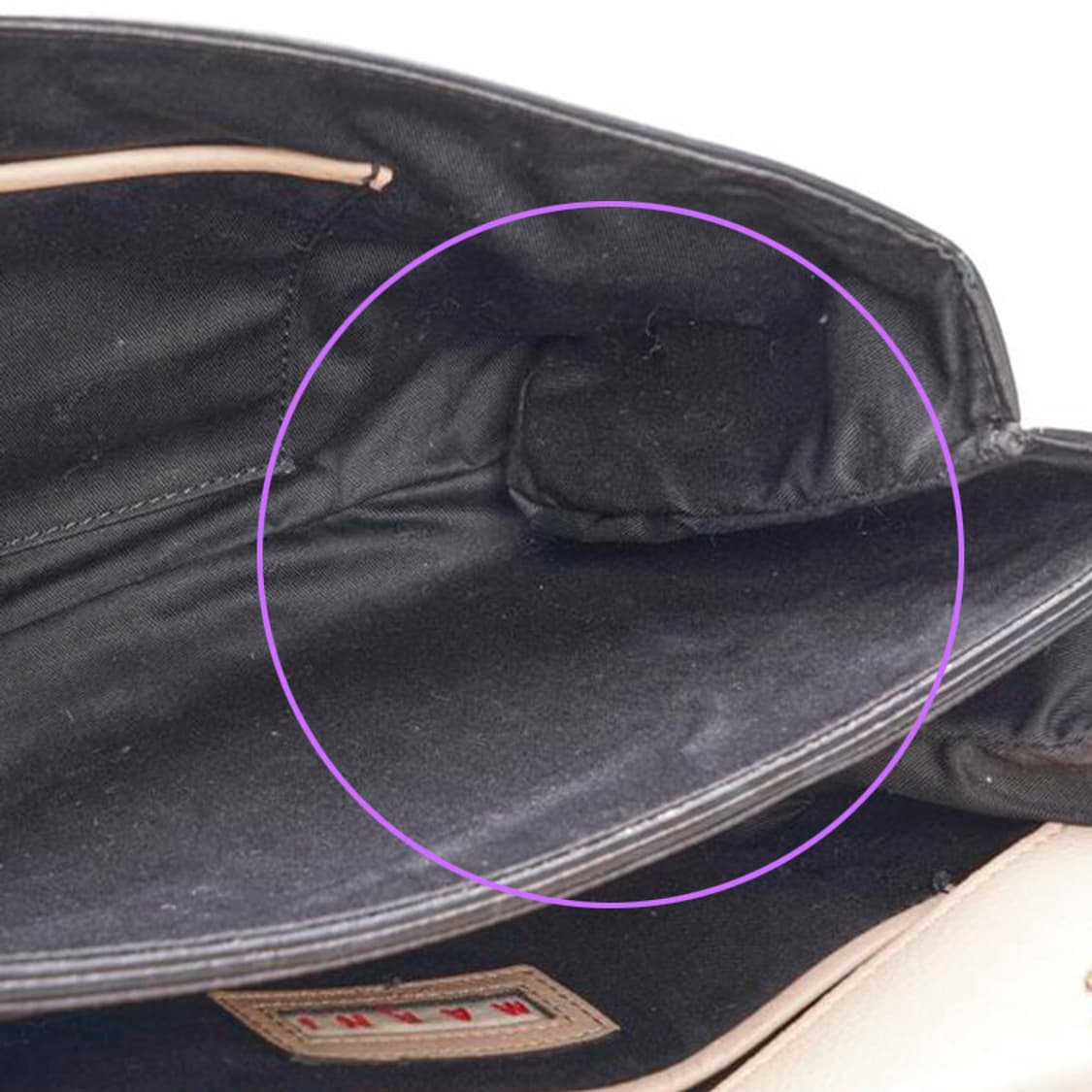 (중고) 마르니 베이지 탑 핸들 토트백 상품이미지7