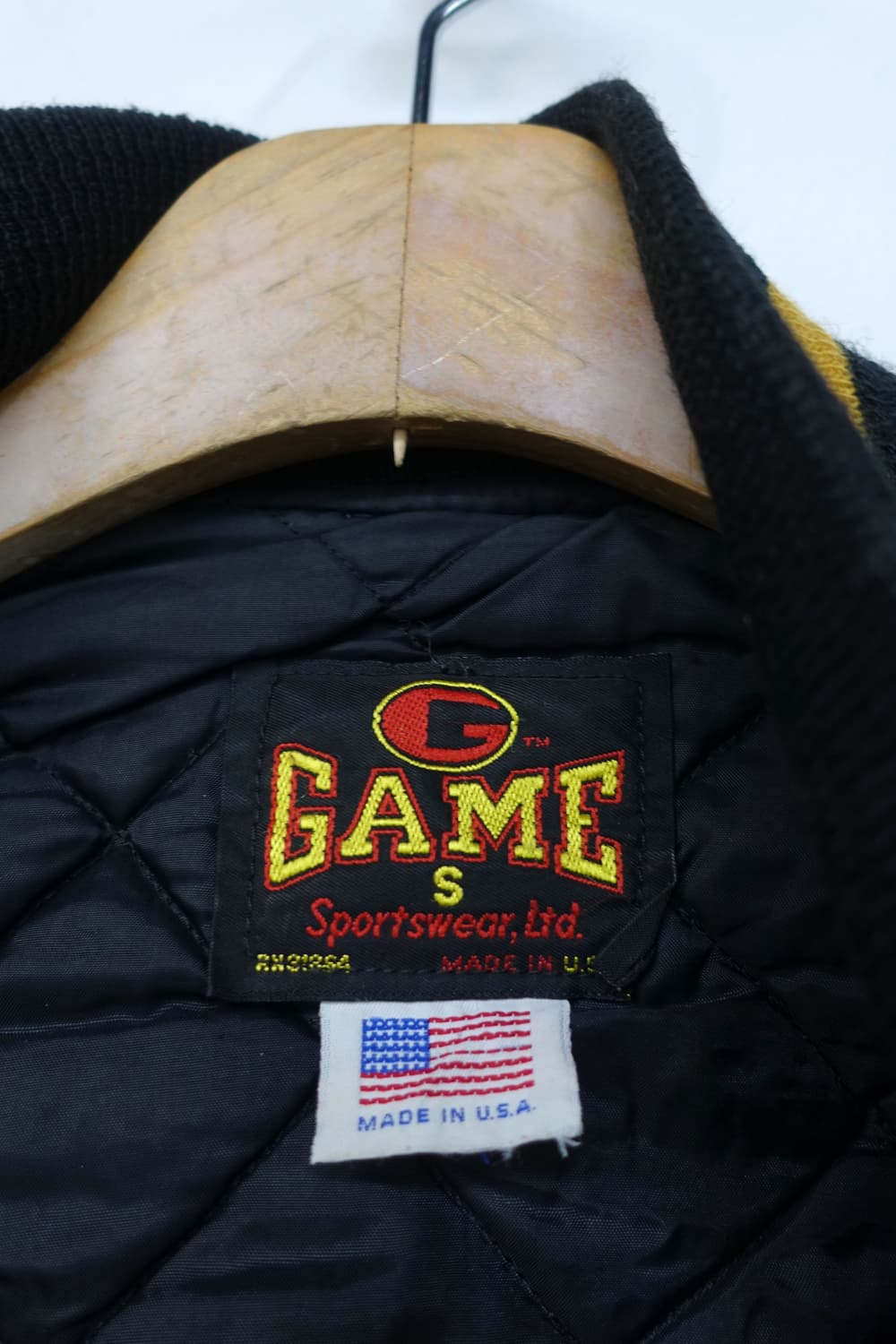  90's GAME made in u.s.a 바시티 자켓 상품이미지9